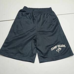 Camp Ozark Boy Medium Activewear Basketball Short Black Drawstring Elastic Waist
